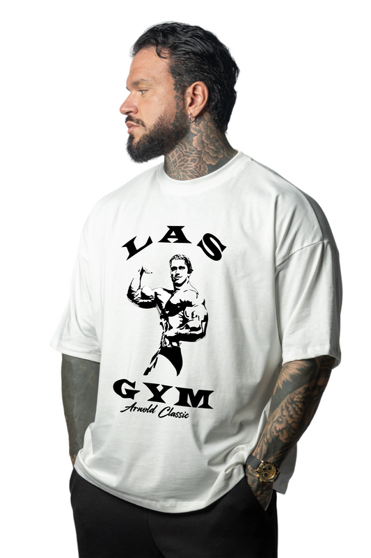 Camiseta oversize OLD TIGER AZUL UNISEX