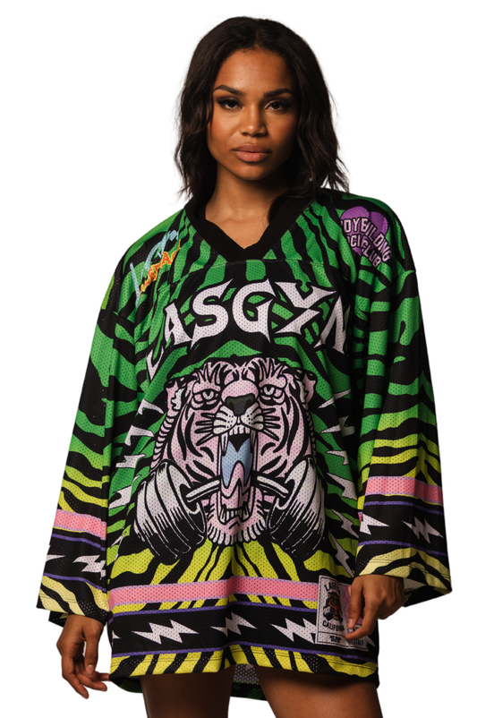 CROP T-SHIRTS KENDALL ZEBRA DEGRADE'