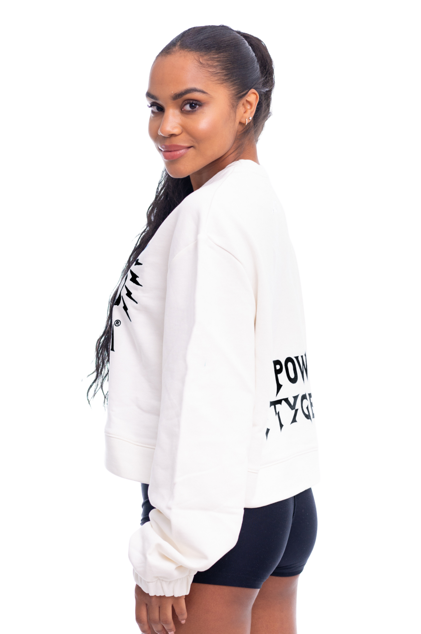 Felpa Crop Little America Black Edt