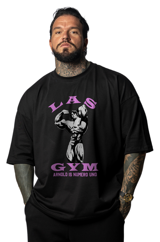 T-shirt S-Over ARNOLD GYM Pink