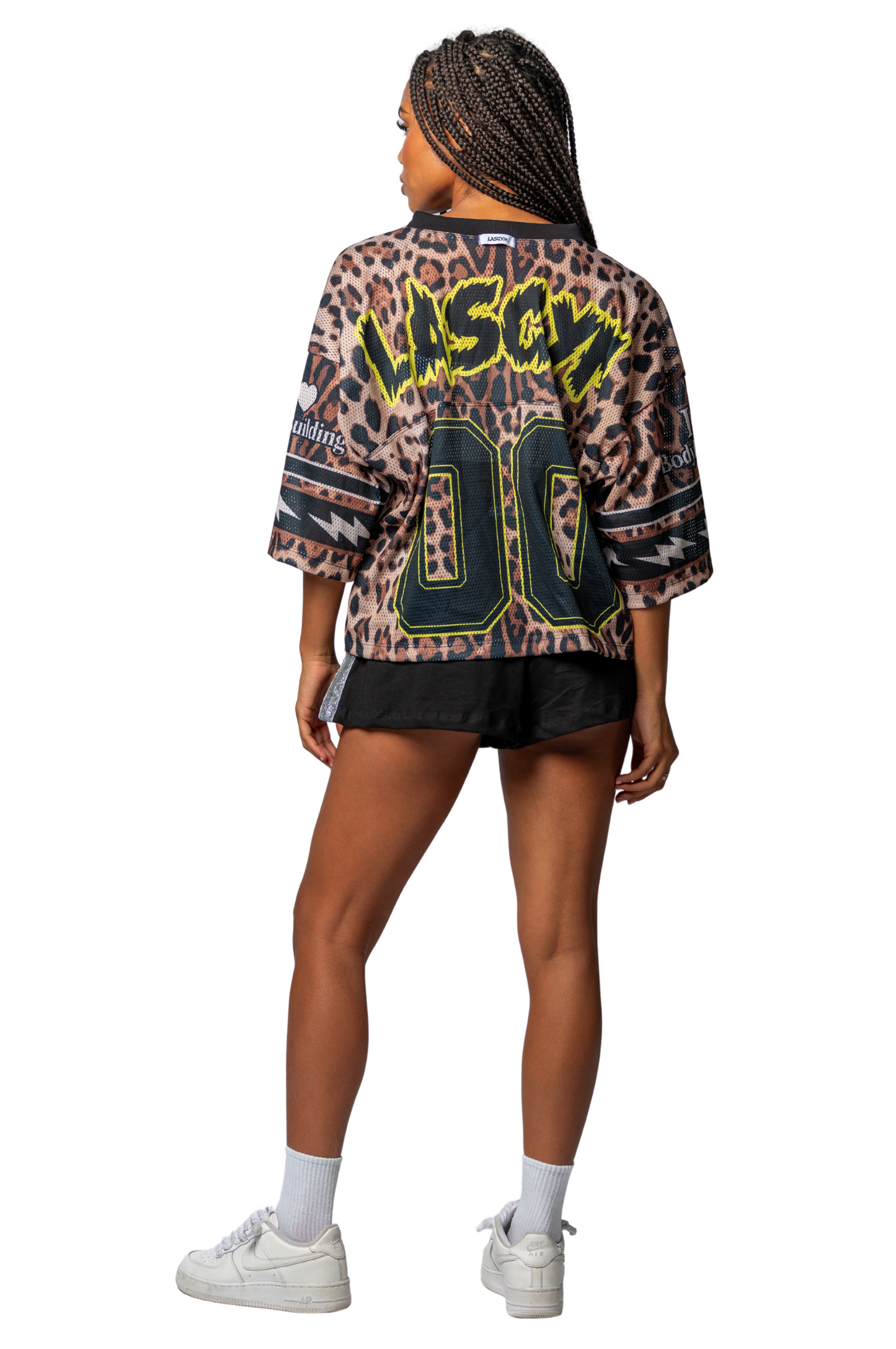 CROP T-SHIRTS KENDALL ZEBRA DEGRADE'