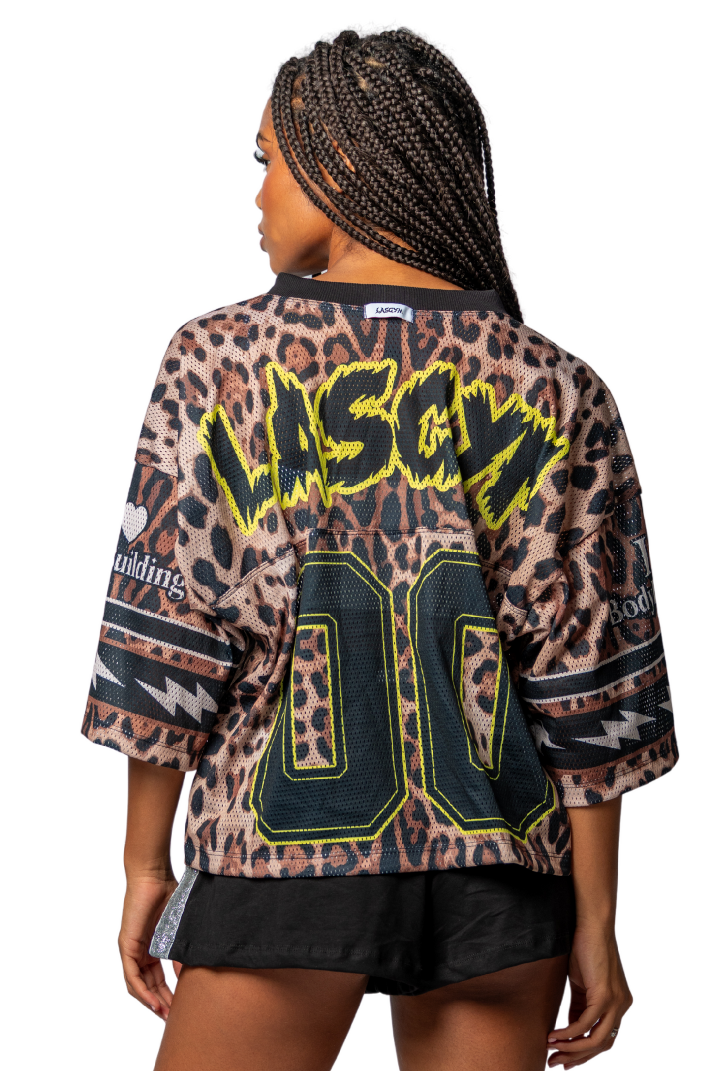 CROP T-SHIRTS KENDALL ZEBRA DEGRADE'