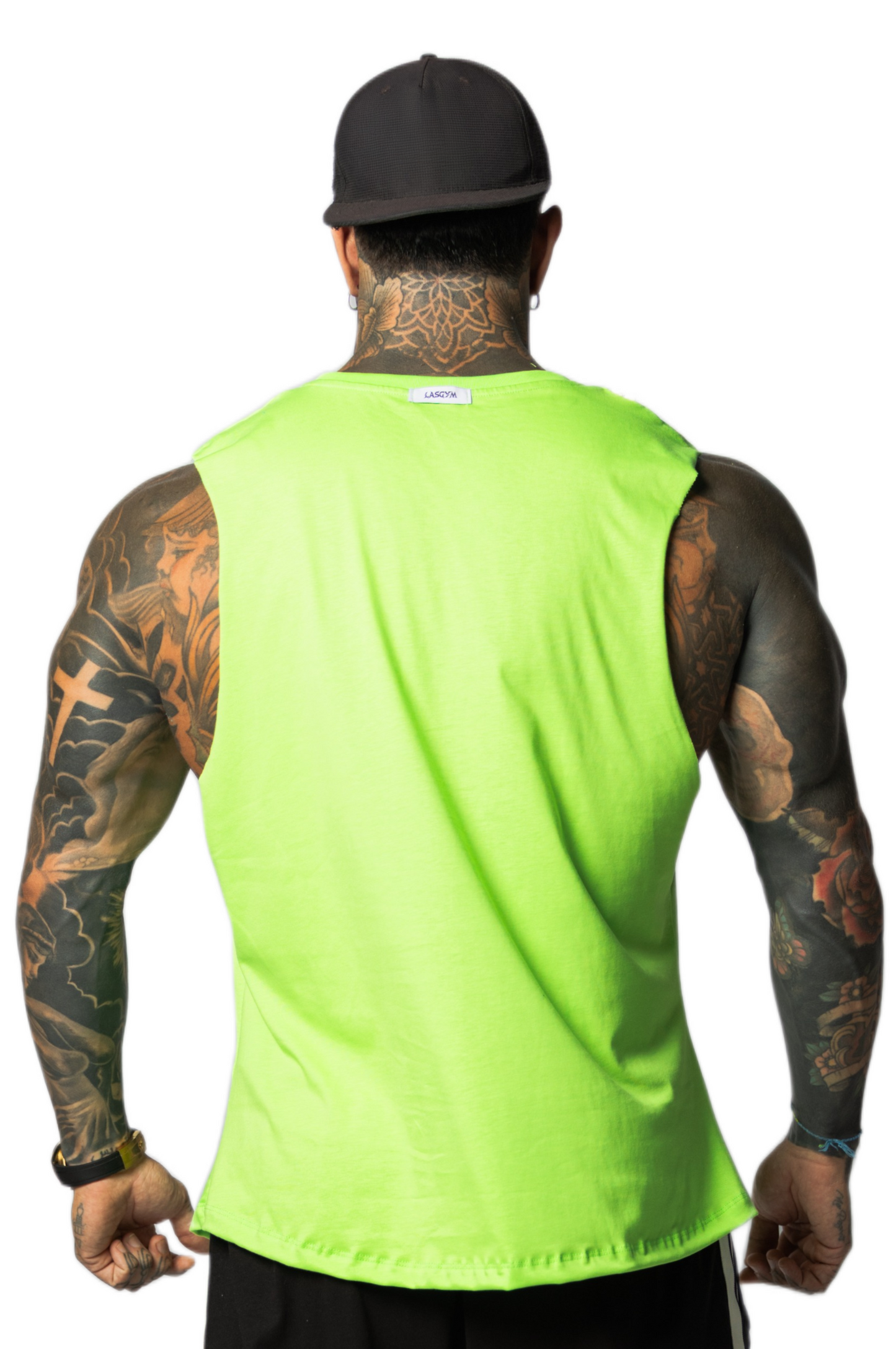 Camiseta sin mangas al atardecer