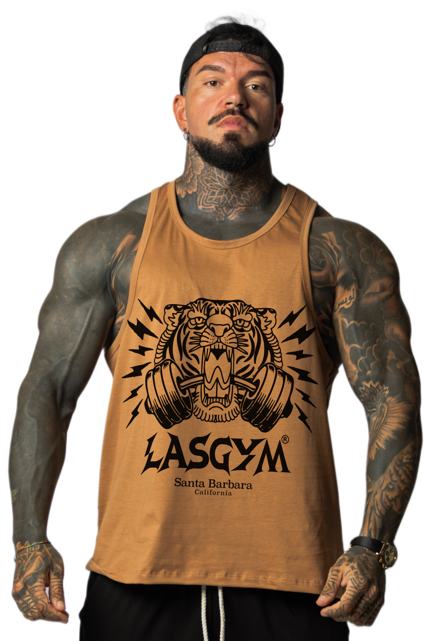 Camiseta sin mangas al atardecer