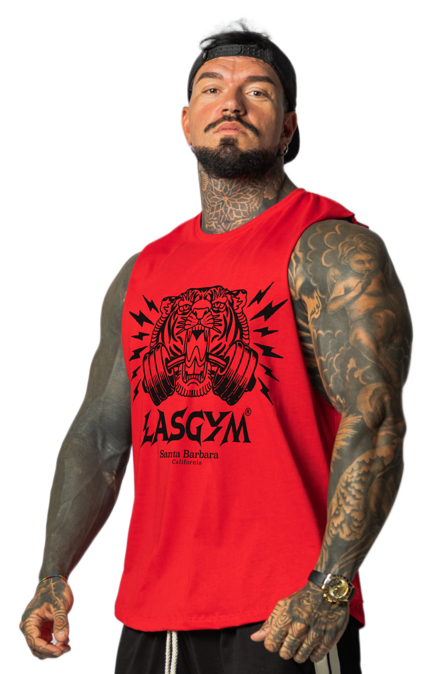 Camiseta sin mangas al atardecer