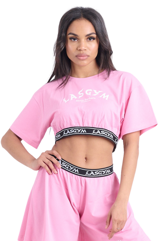 CAMISETAS CROPPED CORAL