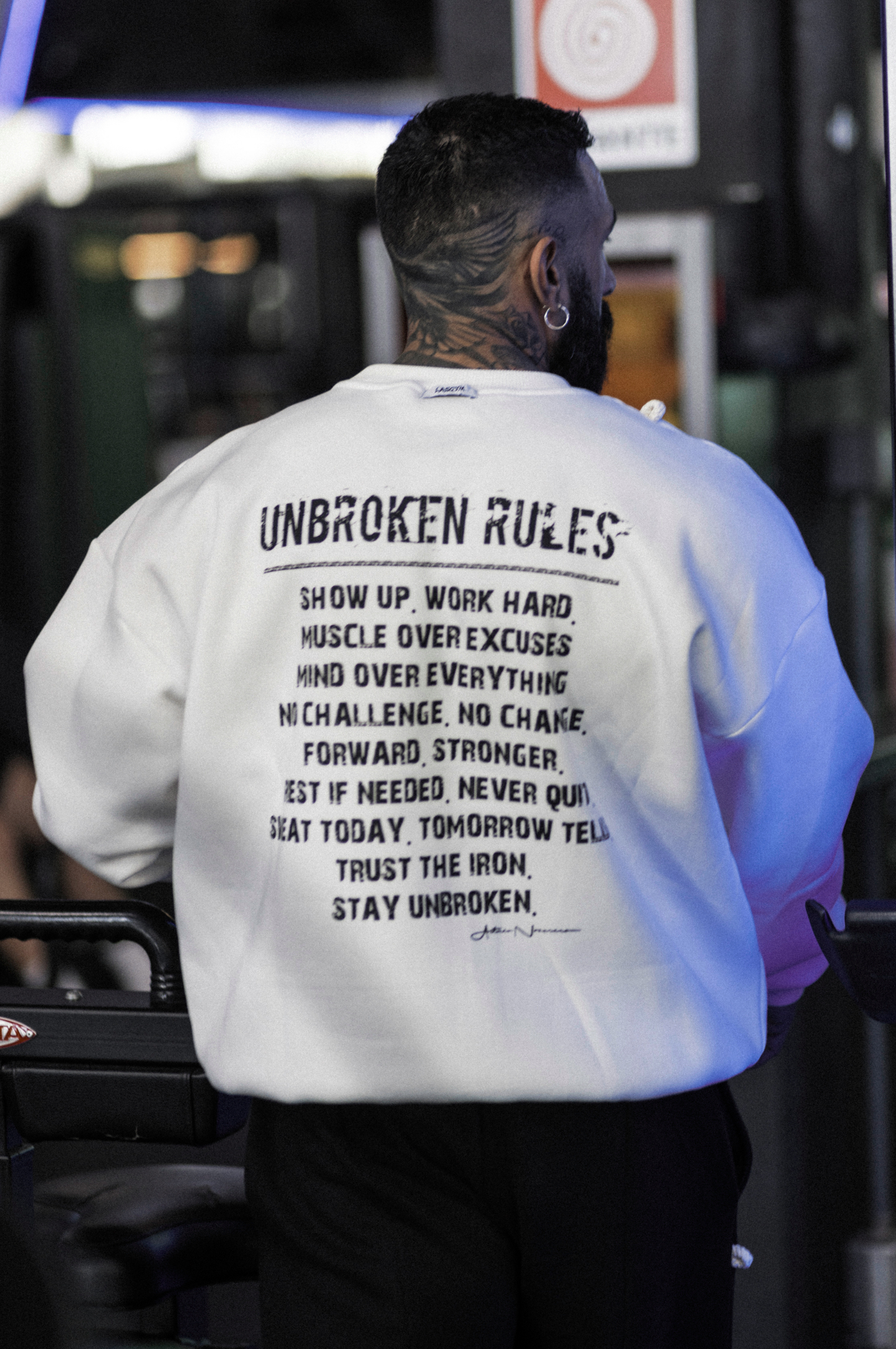 Felpa Girocollo UNBROKEN RULES