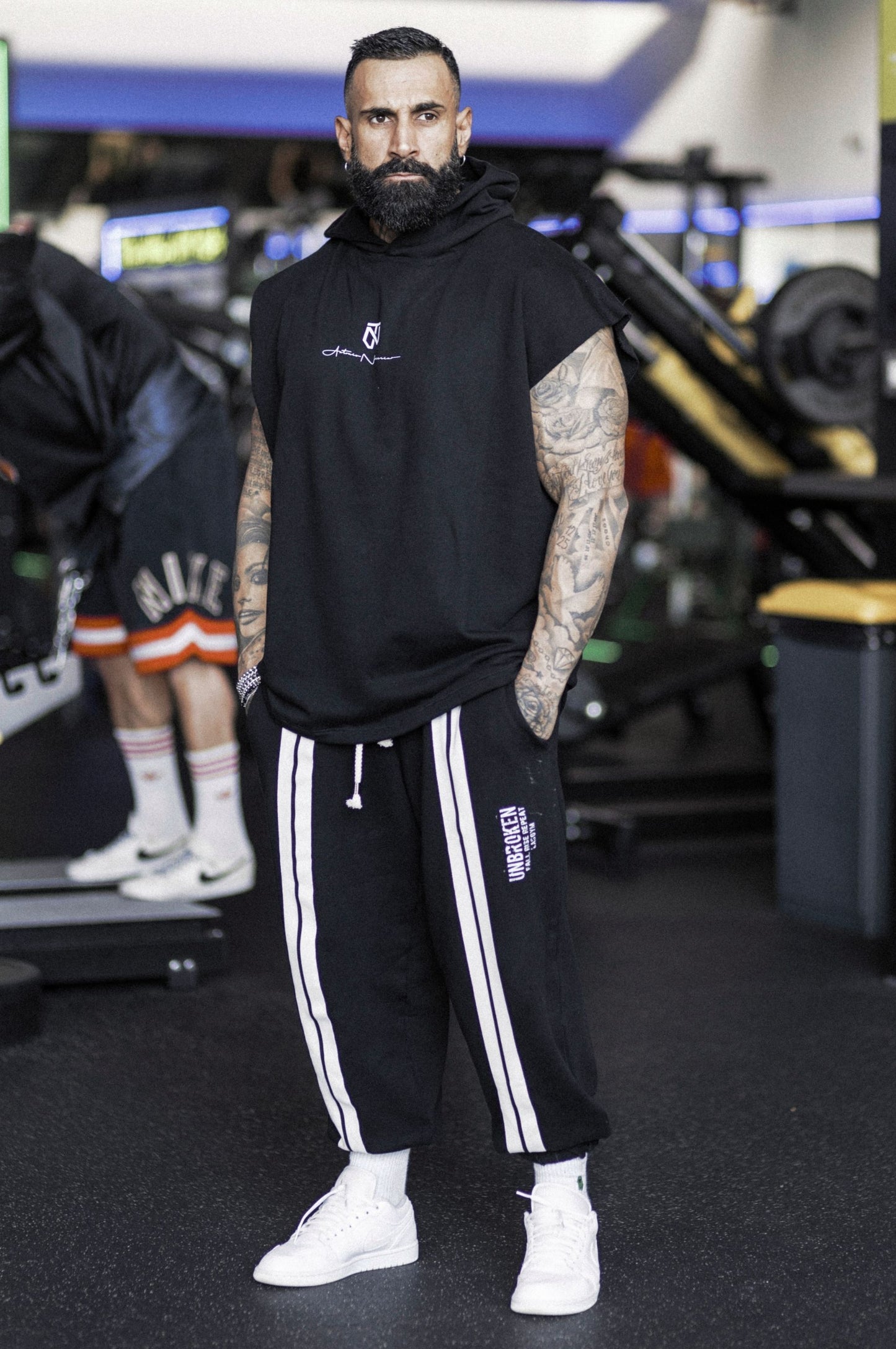 Pantalone Over Stripe UNBROKEN