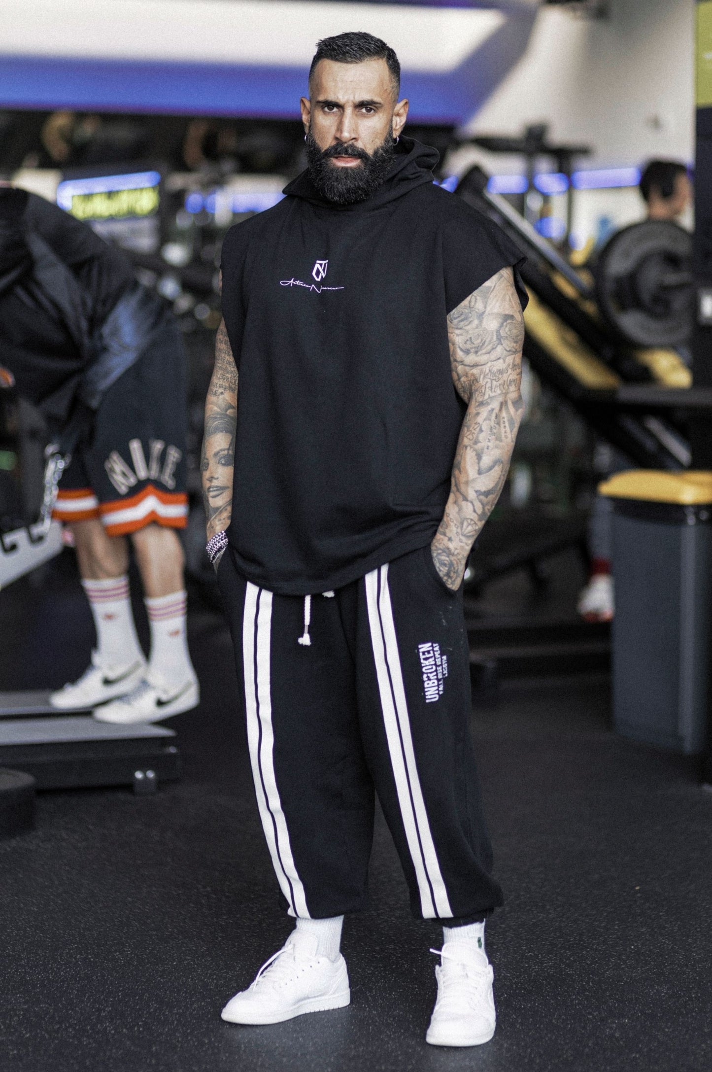 Pantalone Over Stripe UNBROKEN