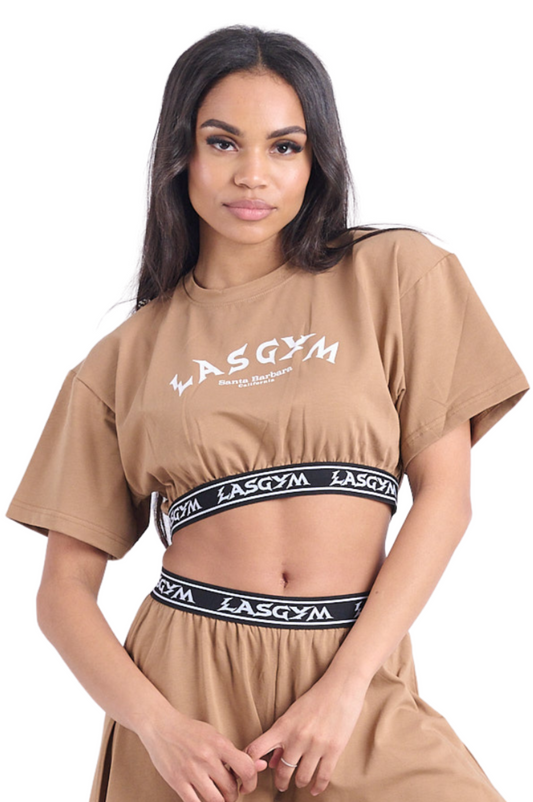CAMISETAS CROPPED CORAL