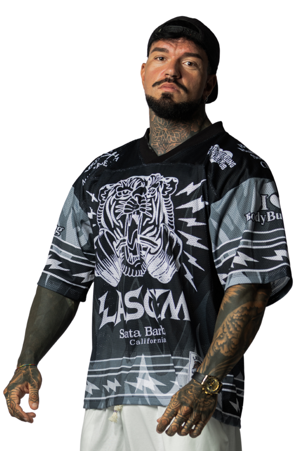 CROP T-SHIRTS KENDALL ZEBRA DEGRADE'