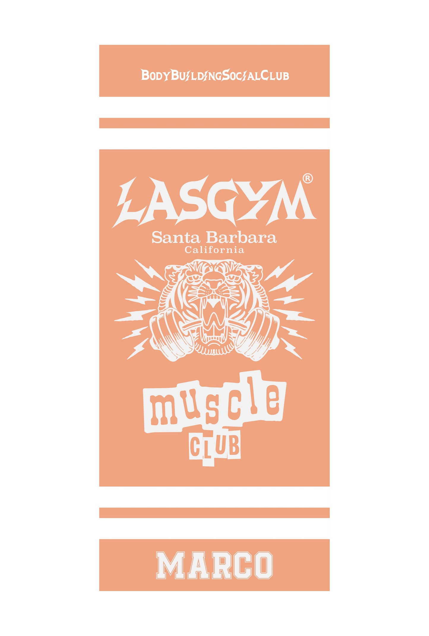 TOALLA DE GIMNASIO PERSONALIZABLE (DISPONIBLE EN 18 COLORES)