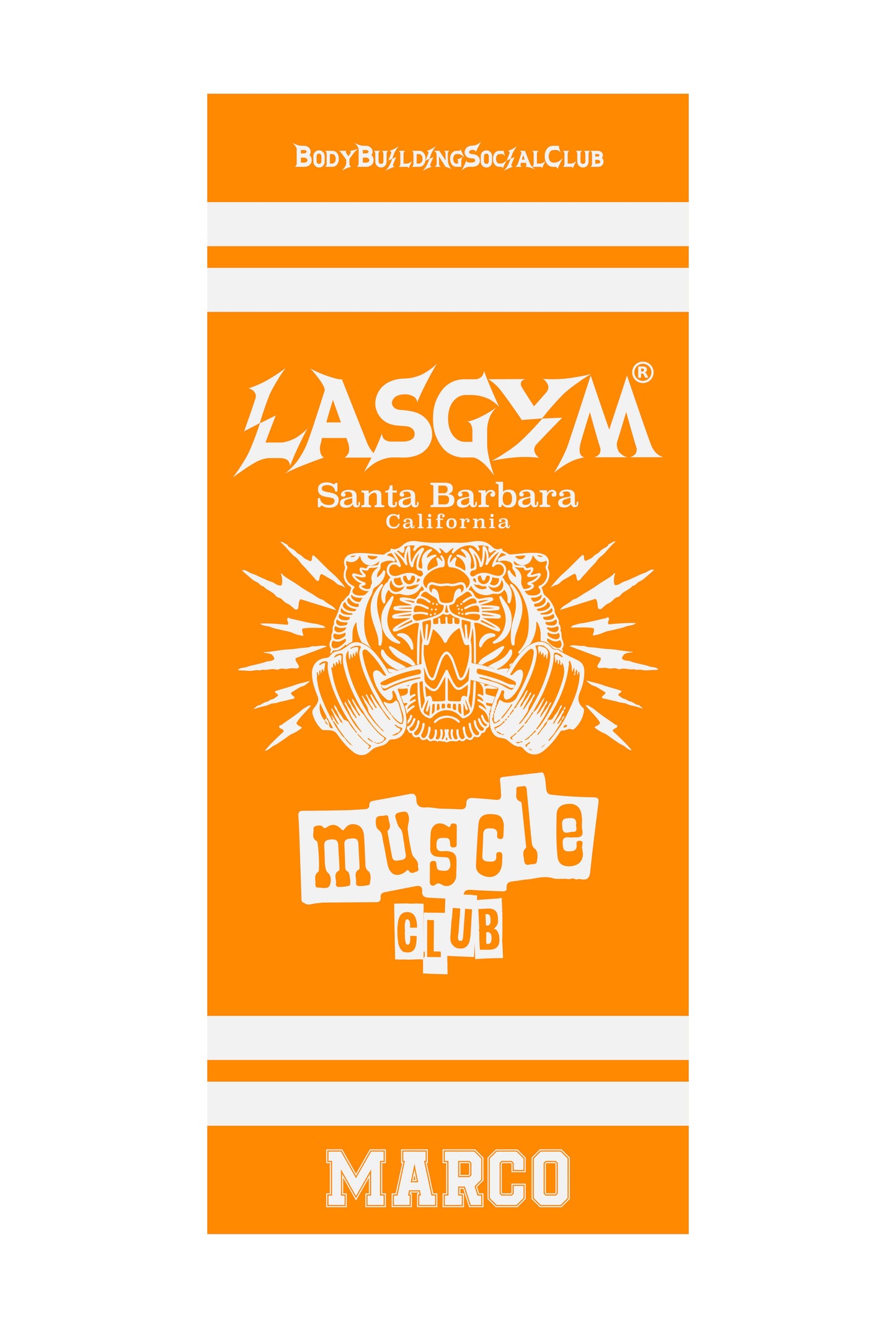 TOALLA DE GIMNASIO PERSONALIZABLE (DISPONIBLE EN 18 COLORES)