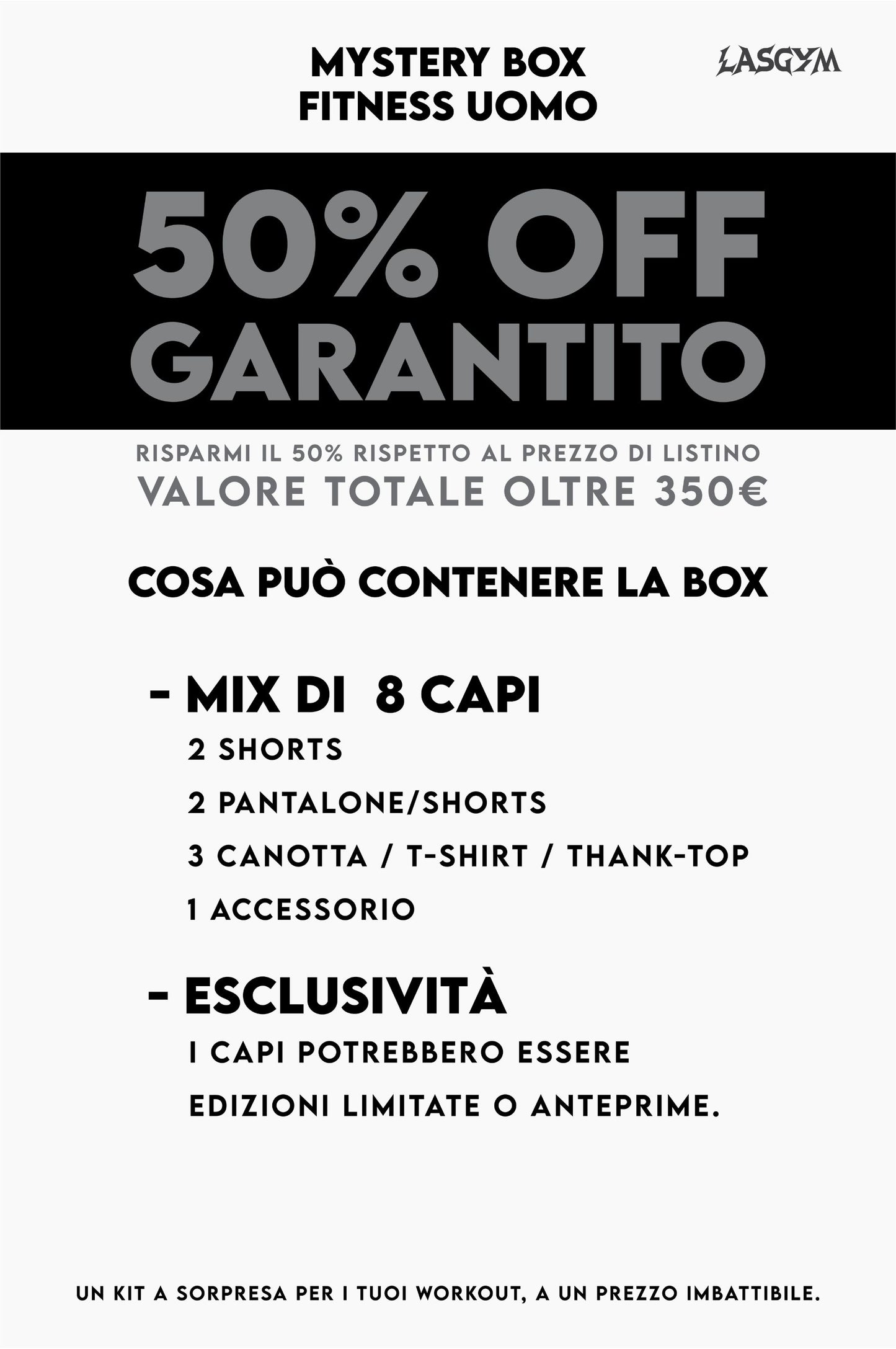 Mystery Box 8 Articoli Uomo