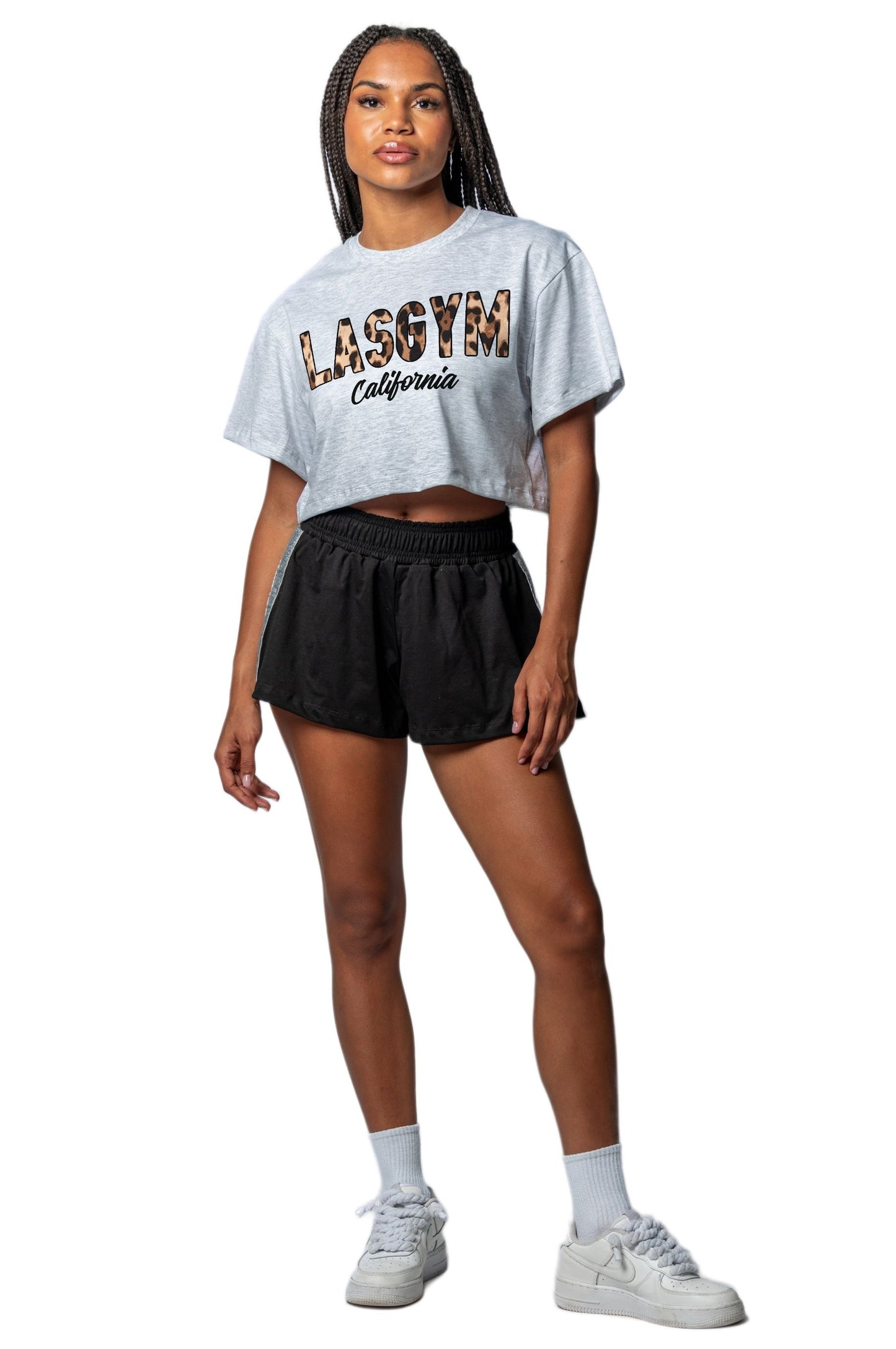 T-shirt Crop Lasgym LEO