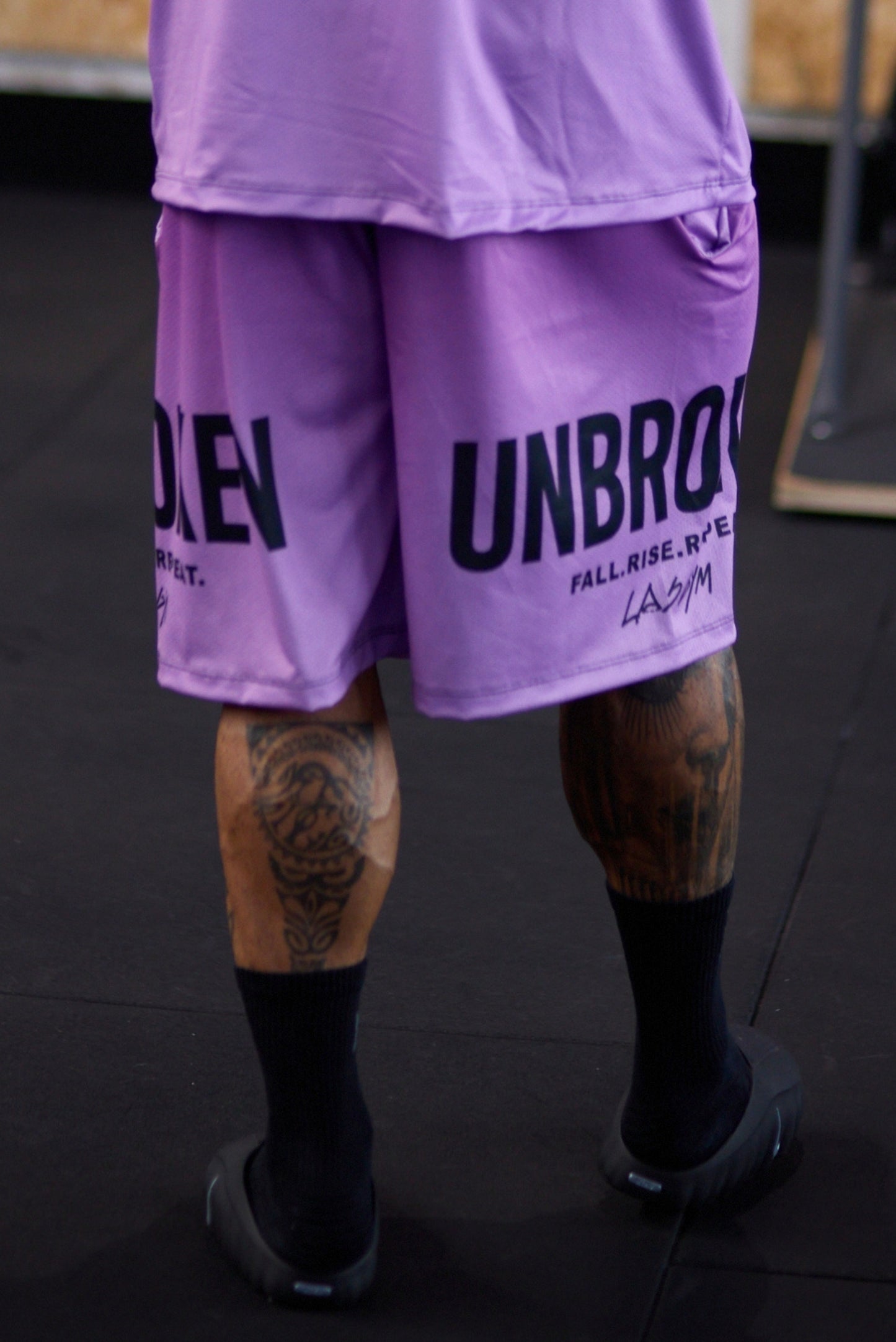 Shorts Over Performance Degradè Unbroken