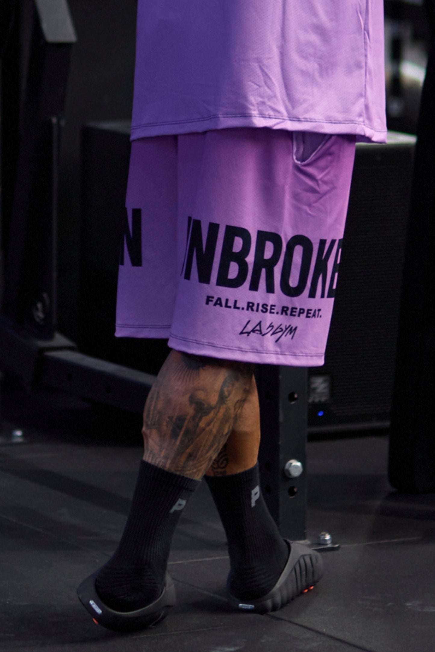 Shorts Over Performance Degradè Unbroken