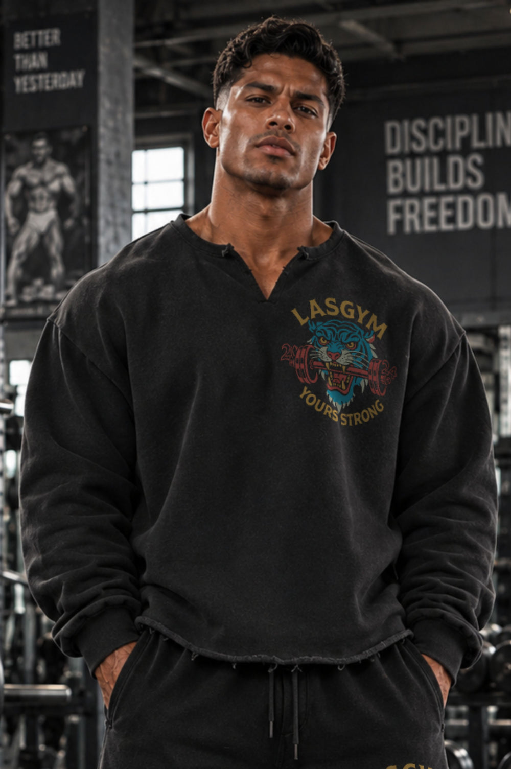 Golden Era Iron Paradise Black Sweatshirt