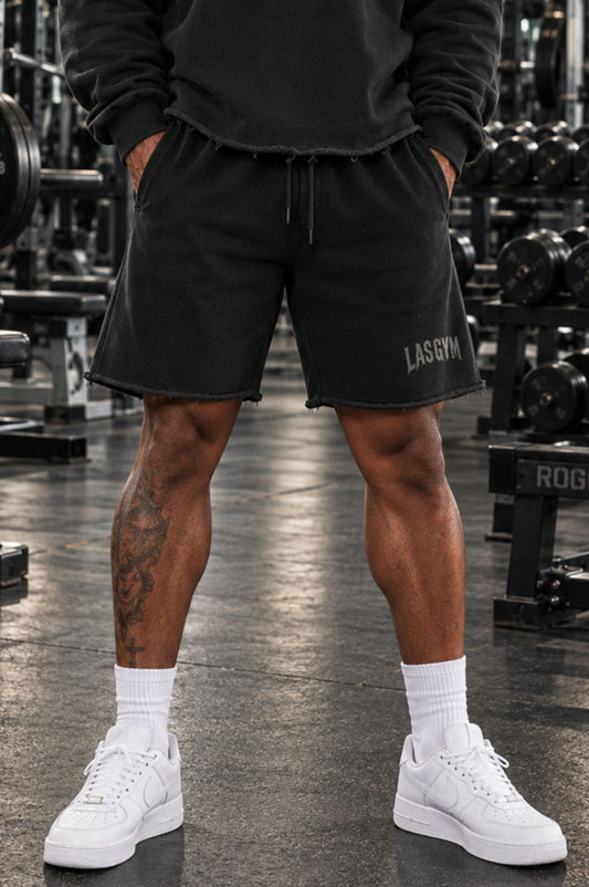 Golden Era This is War Black Oversized Shorts