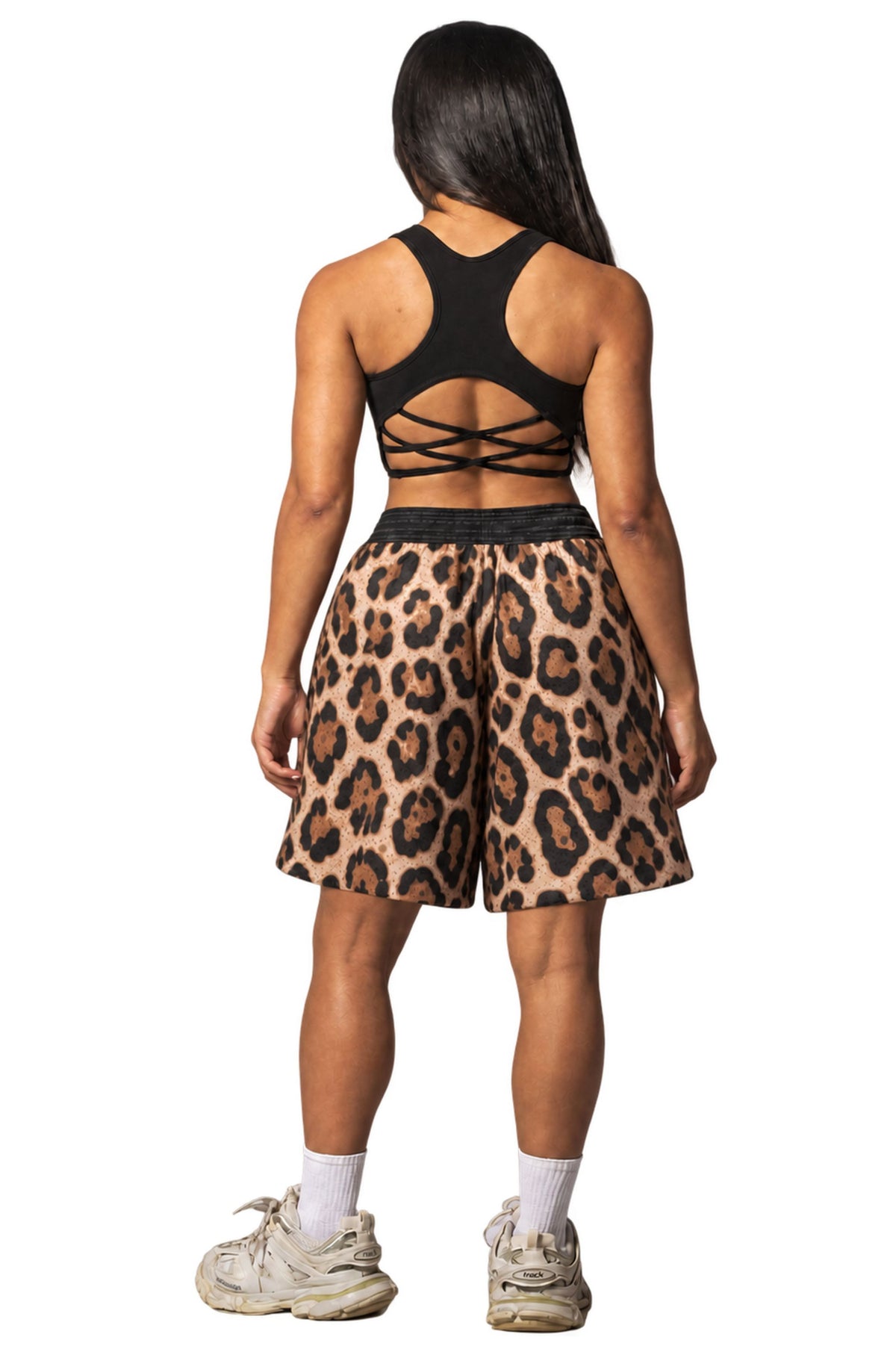Washed-Effect Your Strong Black Shorts