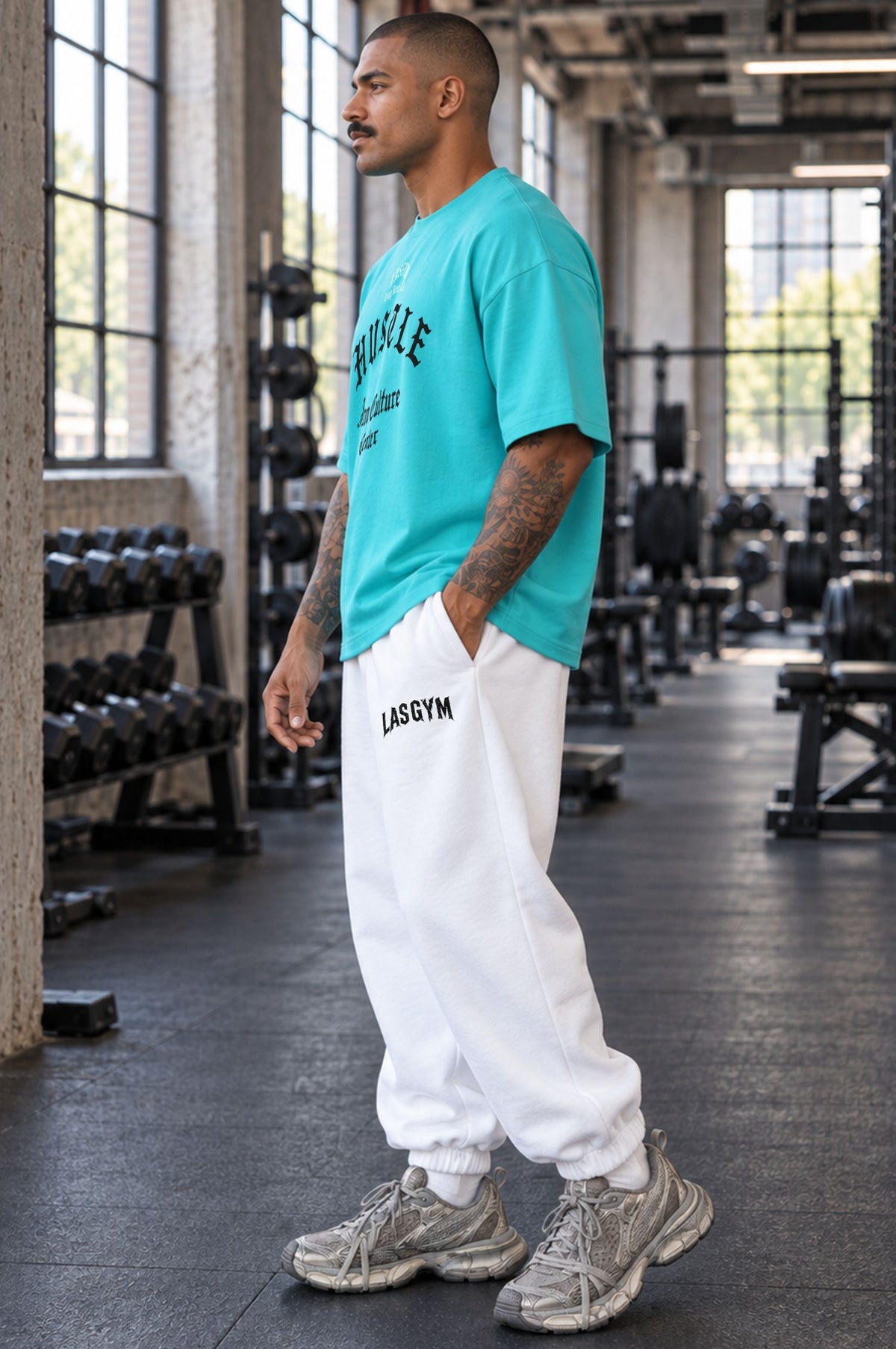 Pantalone Man Premium Small Destroy White