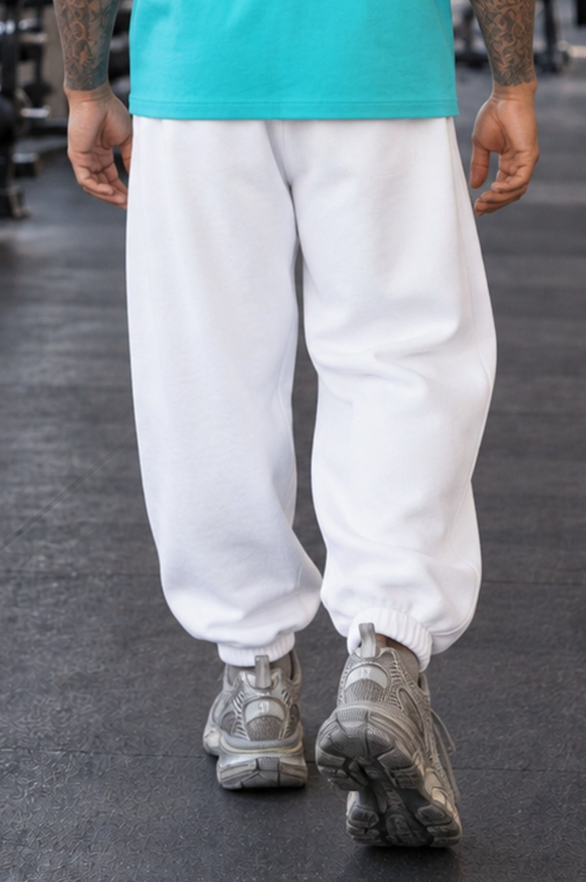 Pantalone Man Premium Small Destroy White