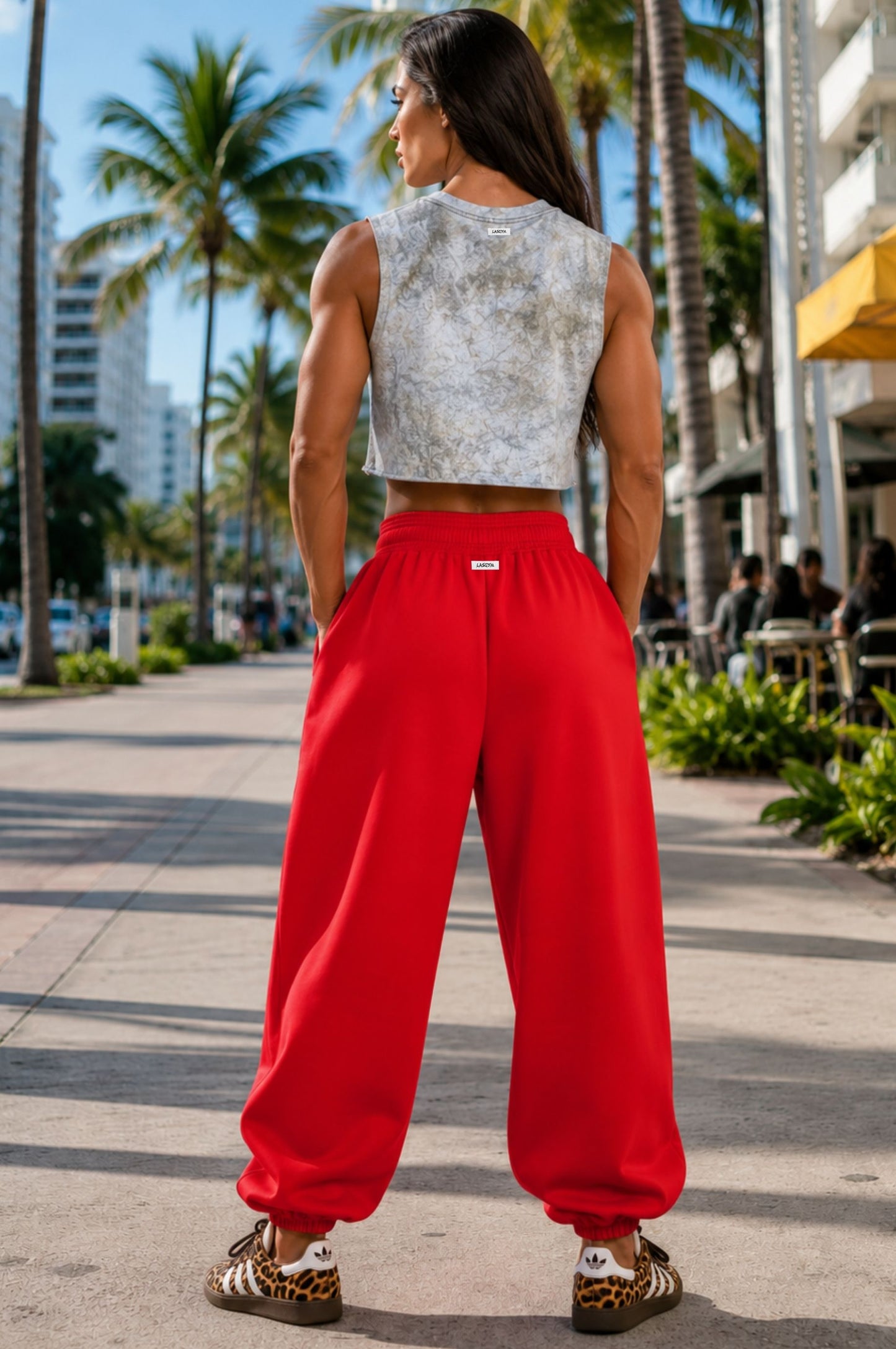 Pantalone Over Vintage Stripe