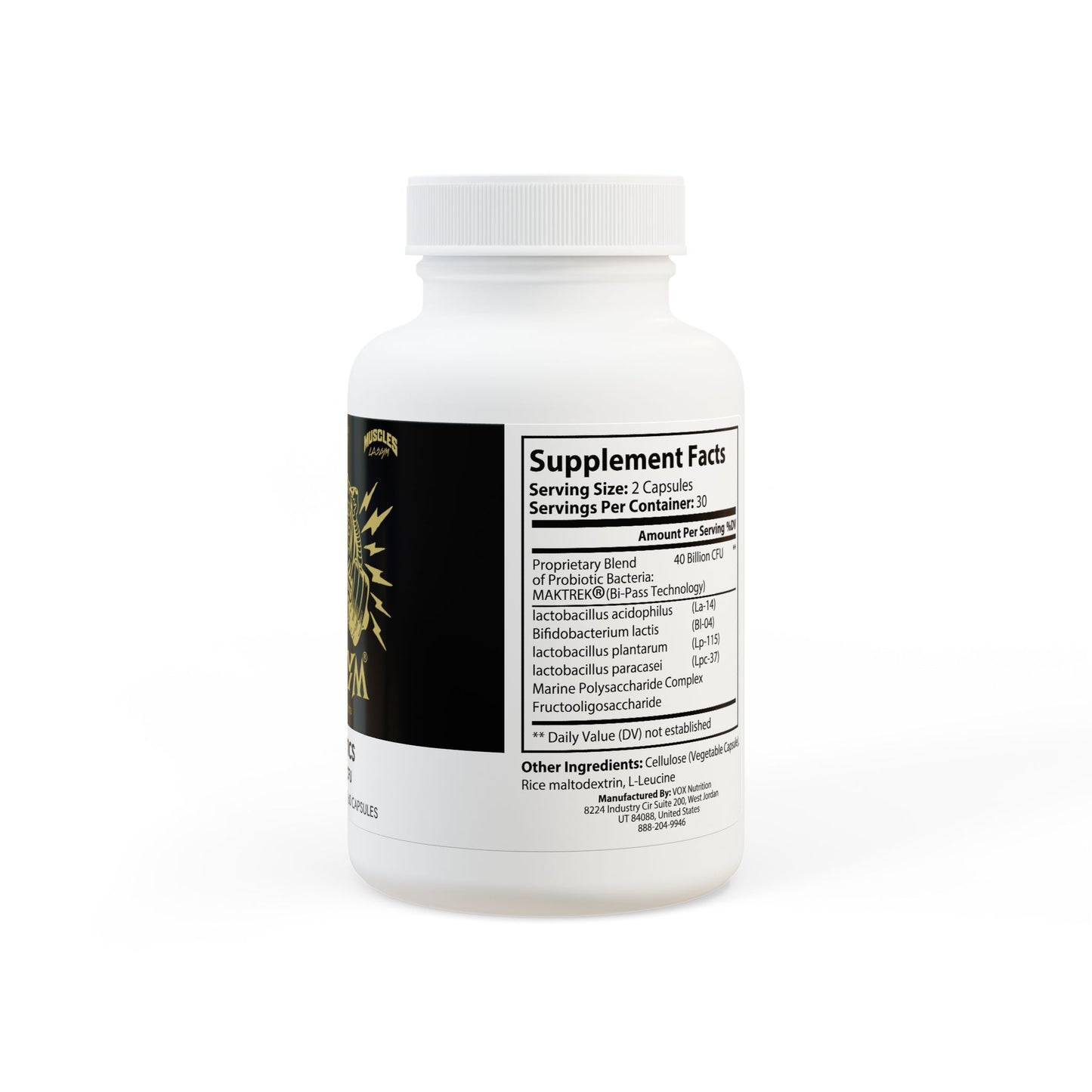 Lasgym® Probiotics Supplement (60 Capsules)