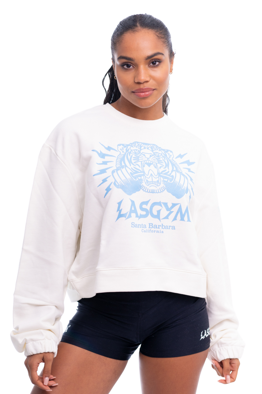 Little America Crop Sweatshirt Celeste EdT