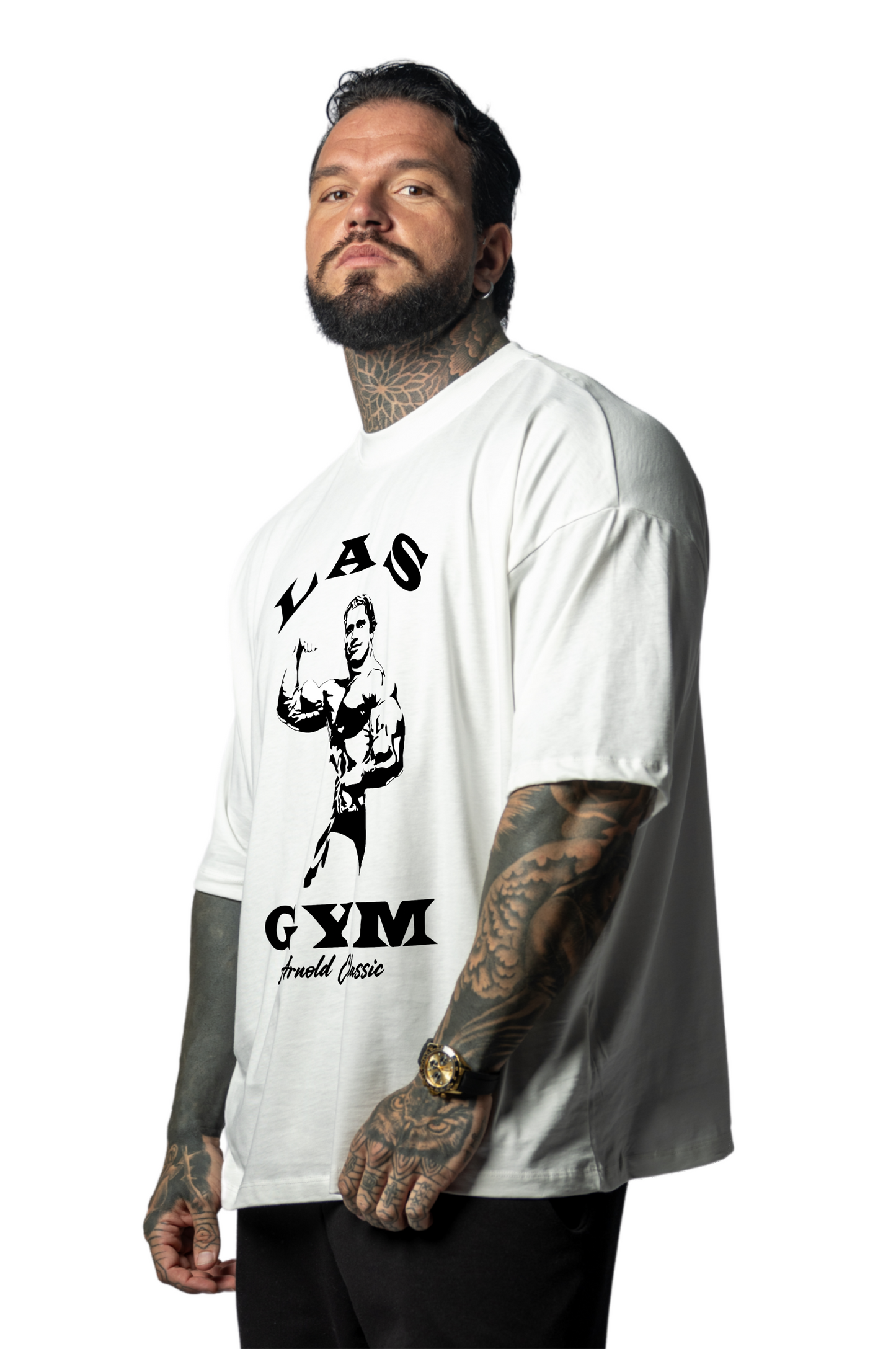 Camiseta oversize OLD TIGER AZUL UNISEX