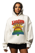 RAINBOW MAGIC Oversized Winter Sweatshirt