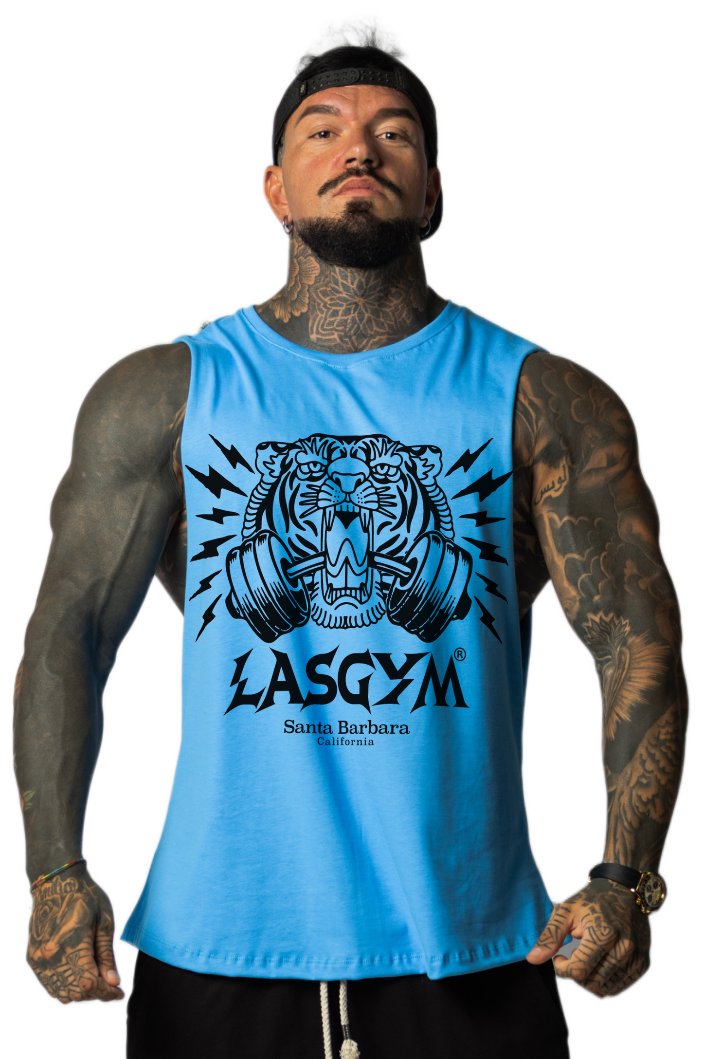 Camiseta sin mangas al atardecer