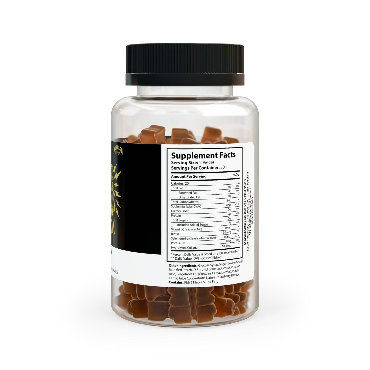 Lasgym® Collagen Gummies (60 Gummies)