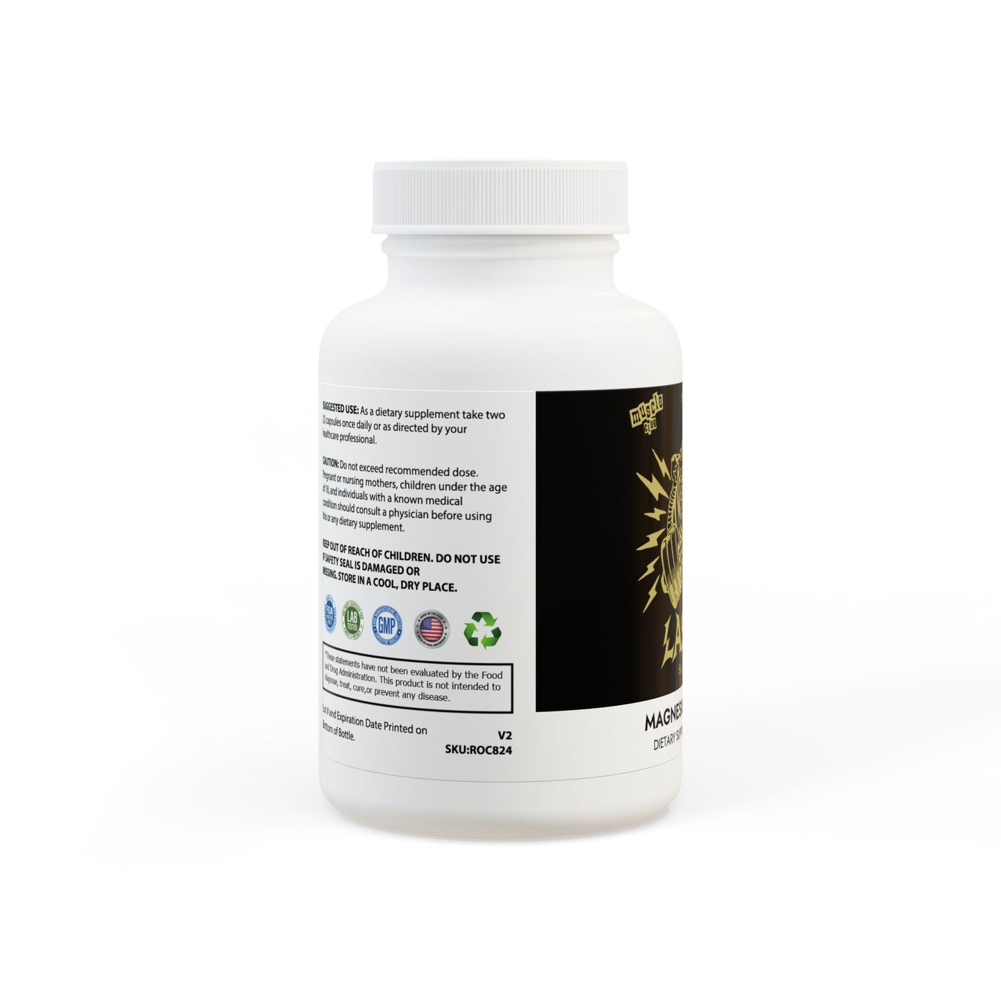 Lasgym® Magnesium Glycinate Supplement (60 Capsules)