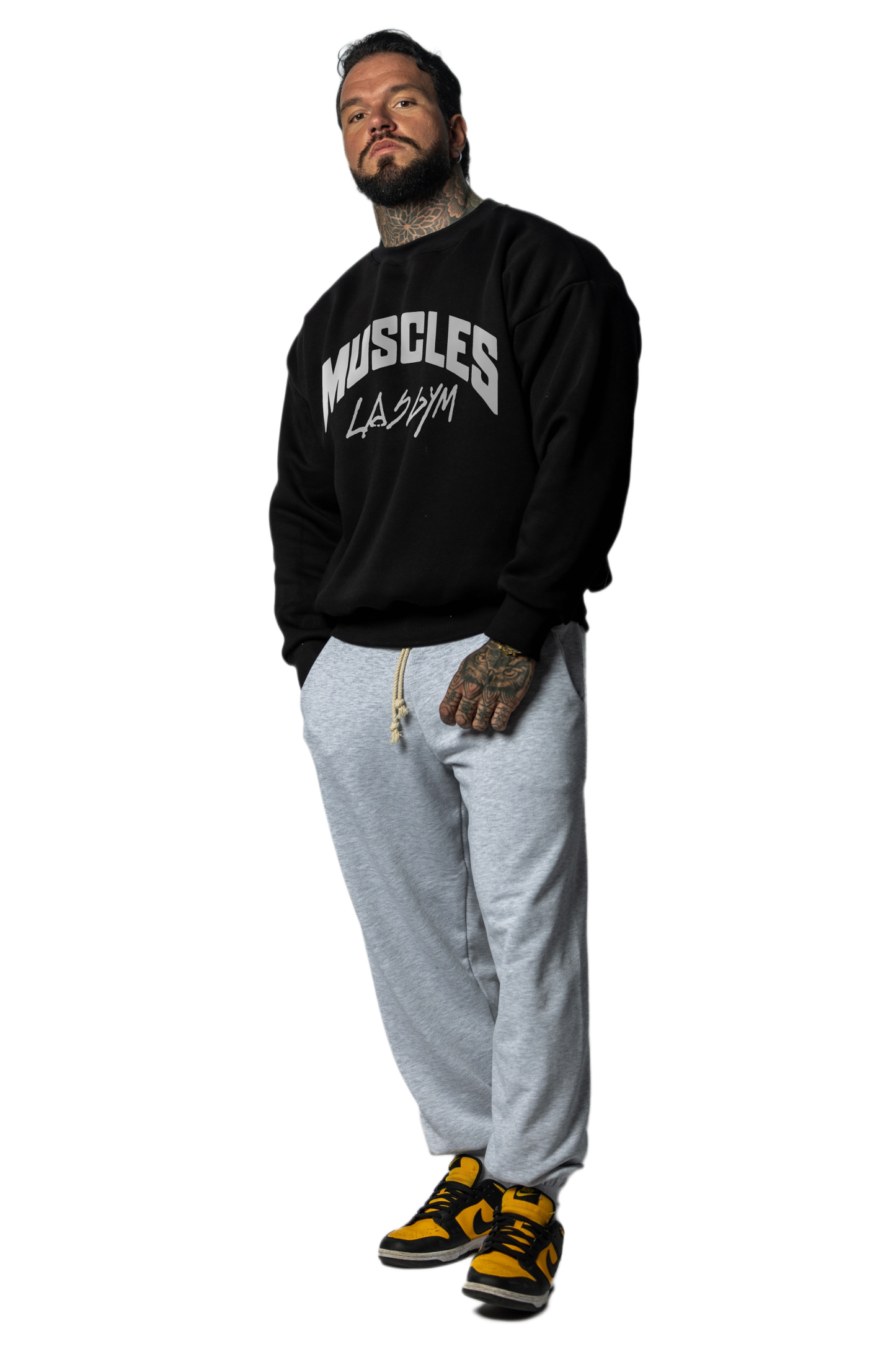 Felpa Girocollo Muscle