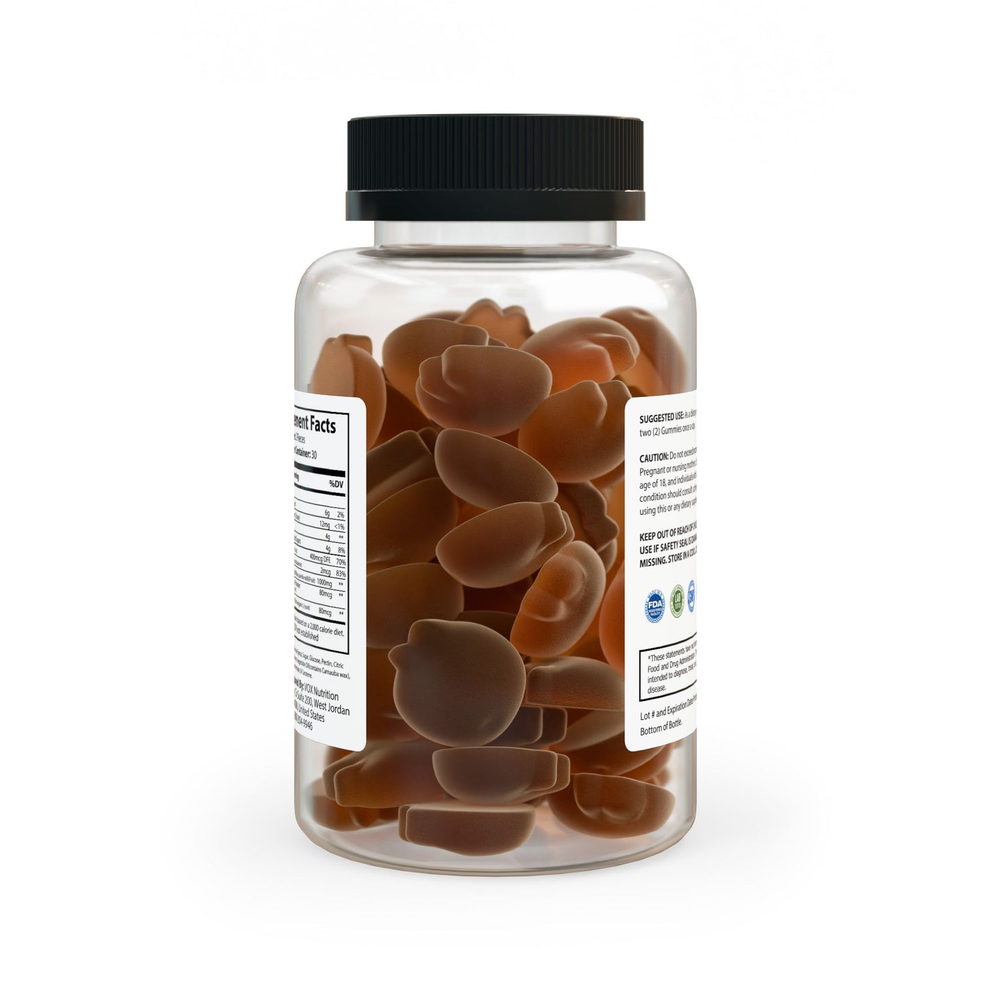 Lasgym® Apple Cider Vinegar Gummies (60 Gummies)