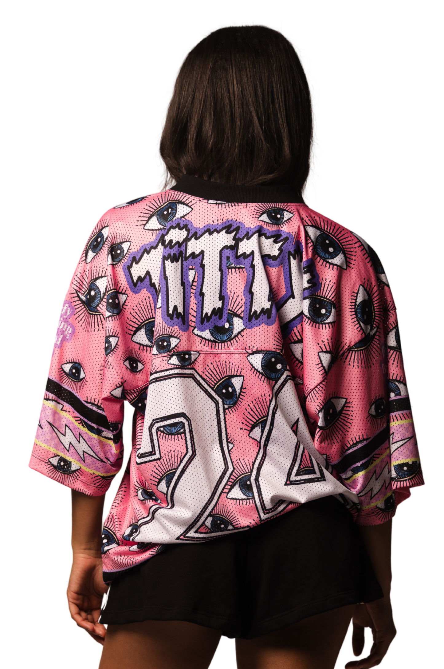 CROP T-SHIRTS KENDALL ZEBRA DEGRADE' 