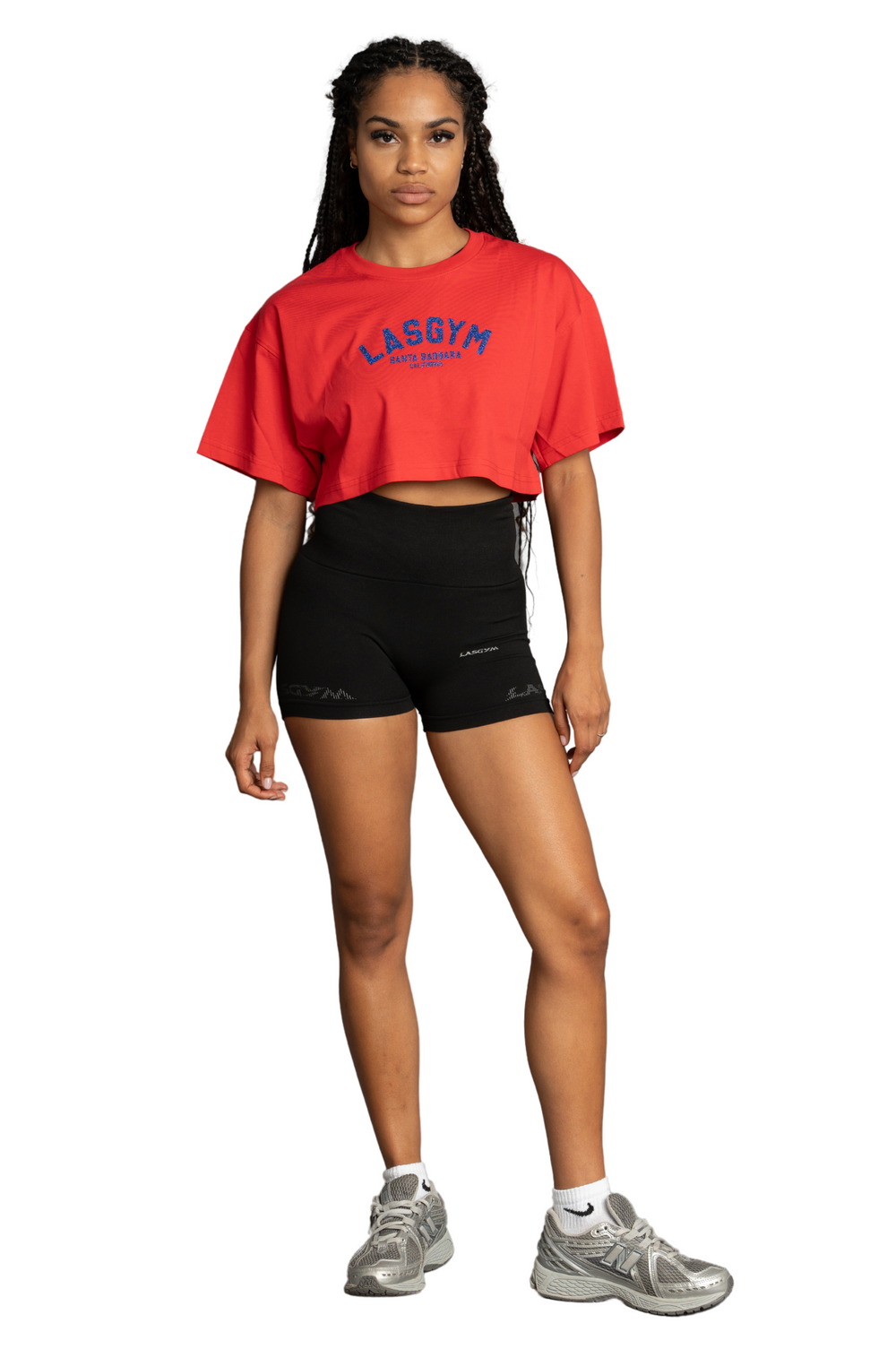 SUSANNE RED Crop T-shirt