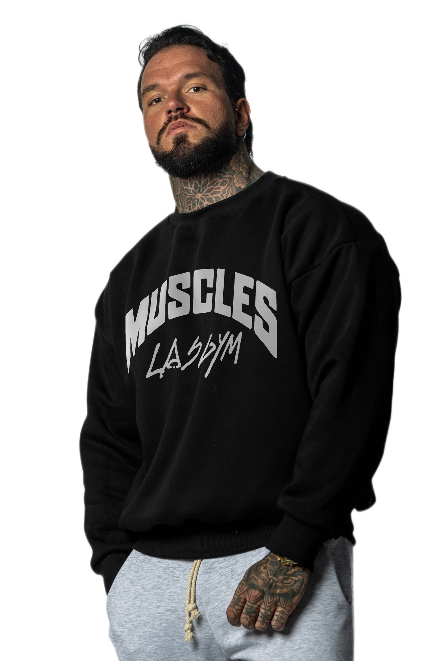 Felpa Girocollo Muscle