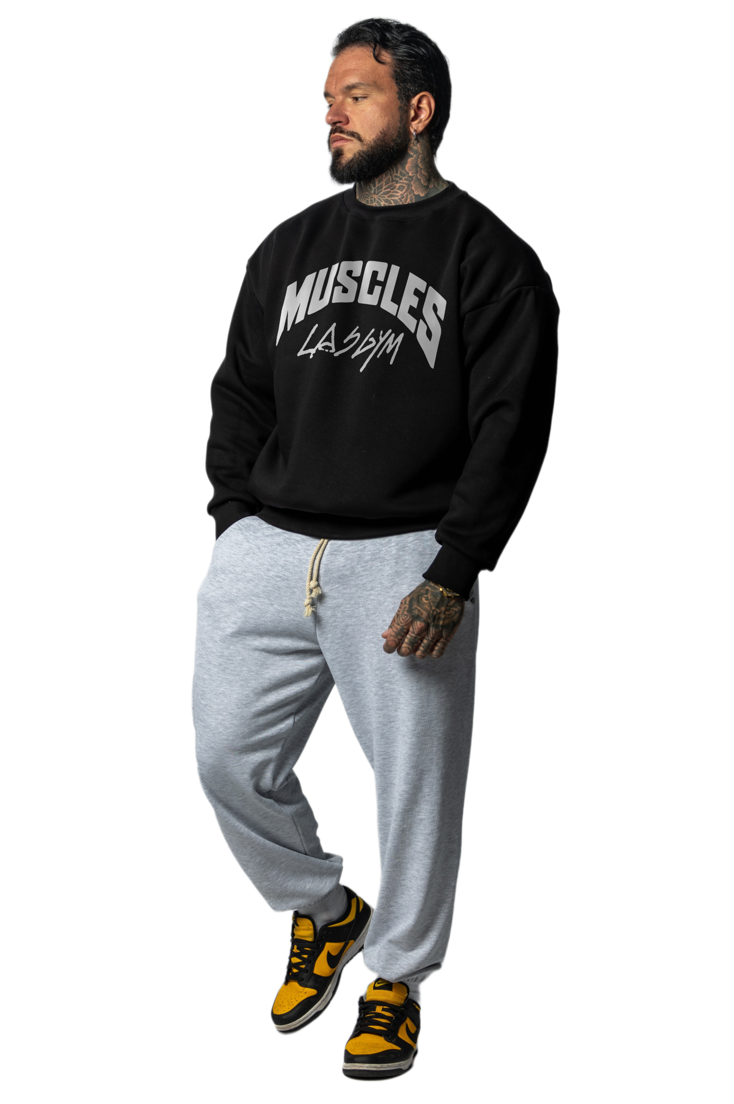 Felpa Girocollo Muscle