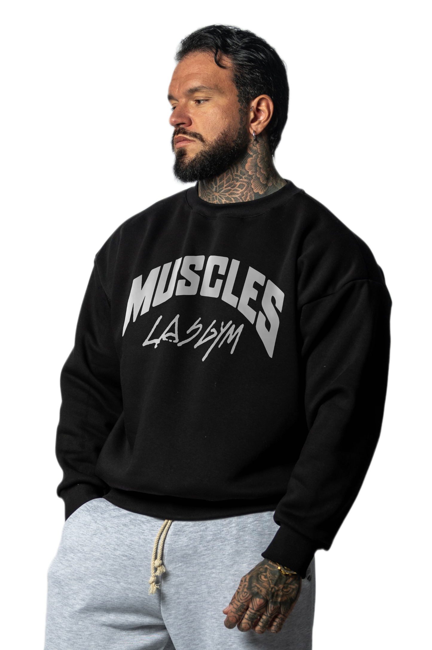 Felpa Girocollo Muscle