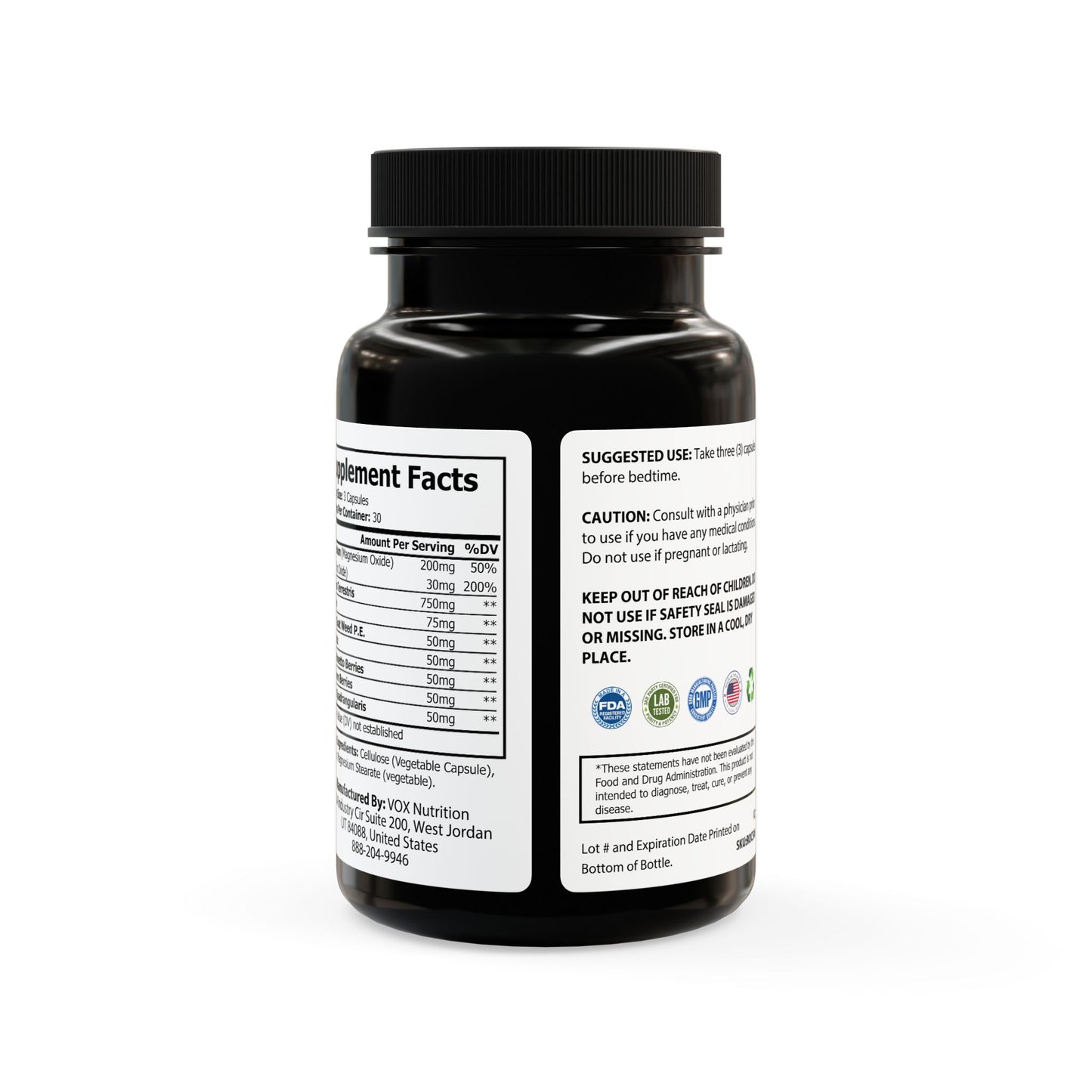 Lasgym® Magnesium Zinc Supplement (90 Capsules)