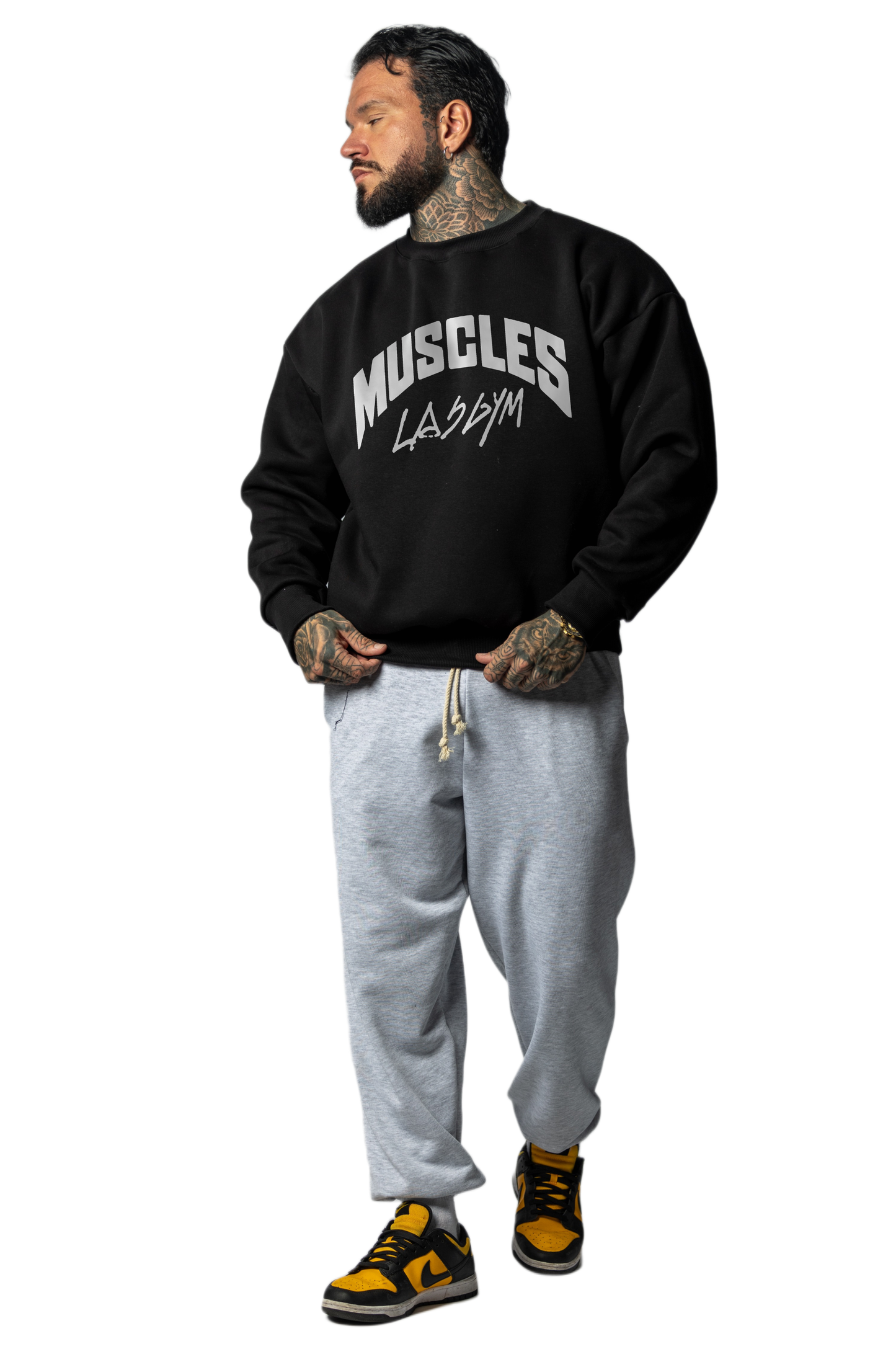 Felpa Girocollo Muscle