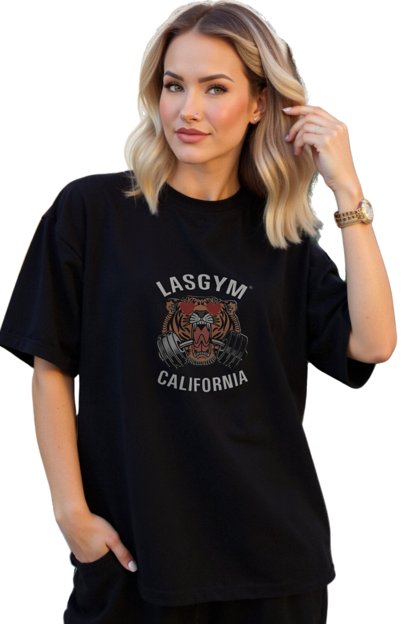 T-shirt Oversize OLD TIGER REMIX UNISEX