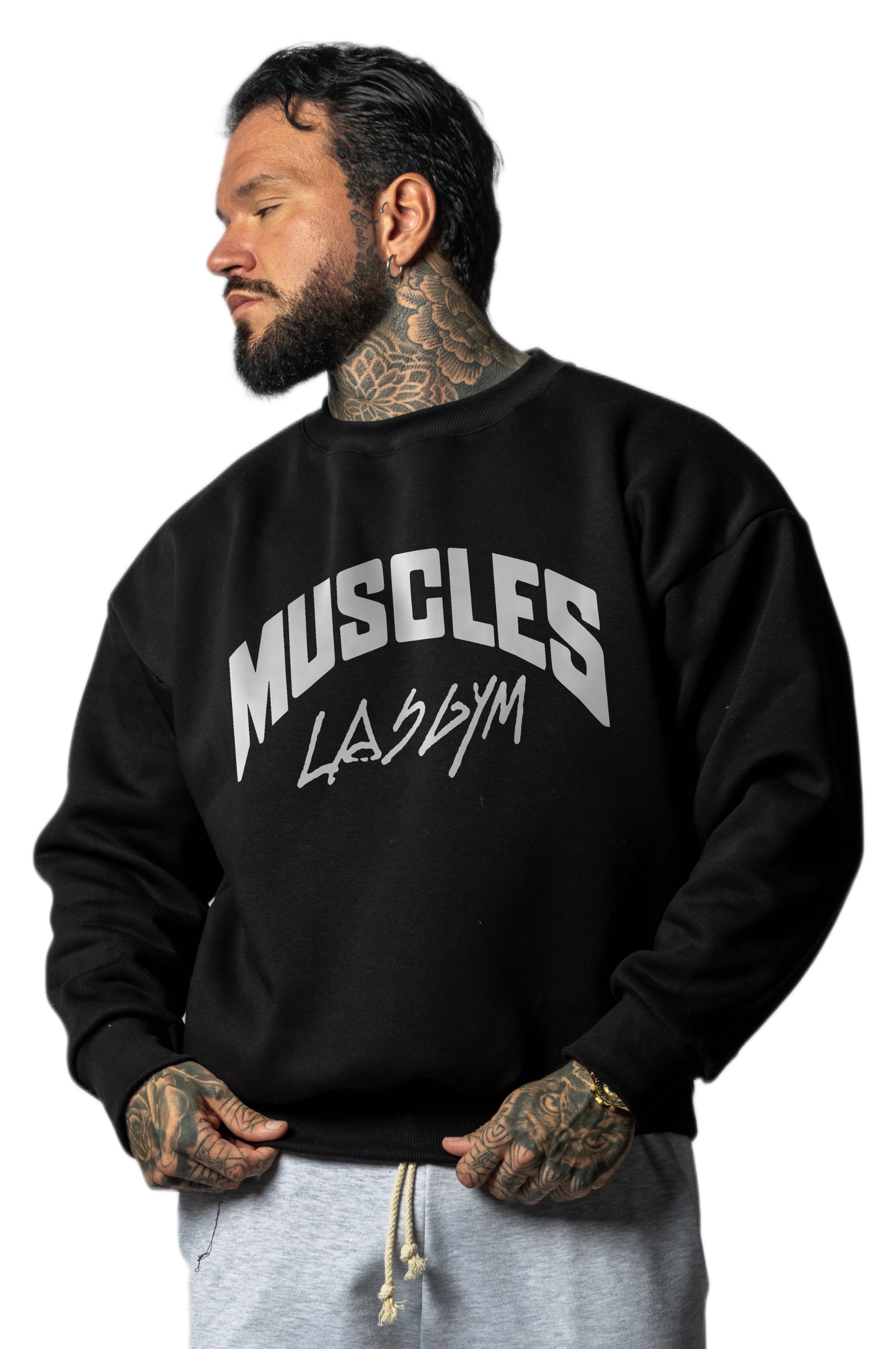 Felpa Girocollo Muscle