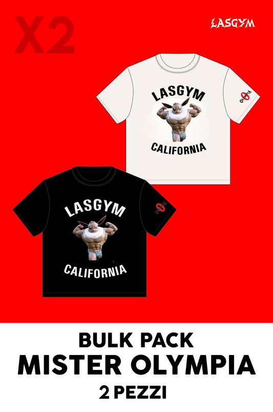 Bulk Pack 2 CAMISETA OVERSIZE MR OLYMPIA BUFF FIGURE EDITION UNISEX