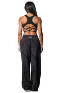 Pantalone Baggy Delavè Your Strong Nero