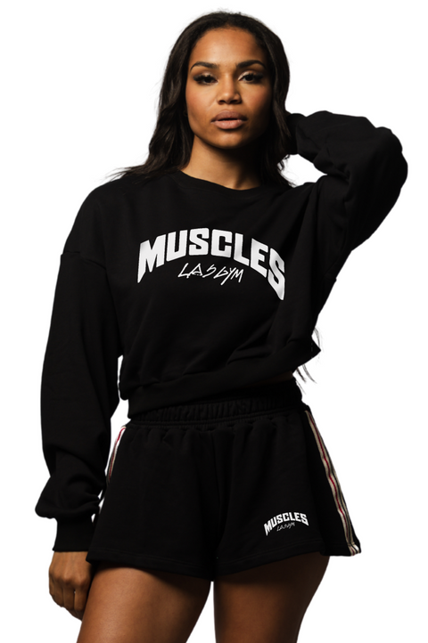 Muscle Cropped Sweatshirt