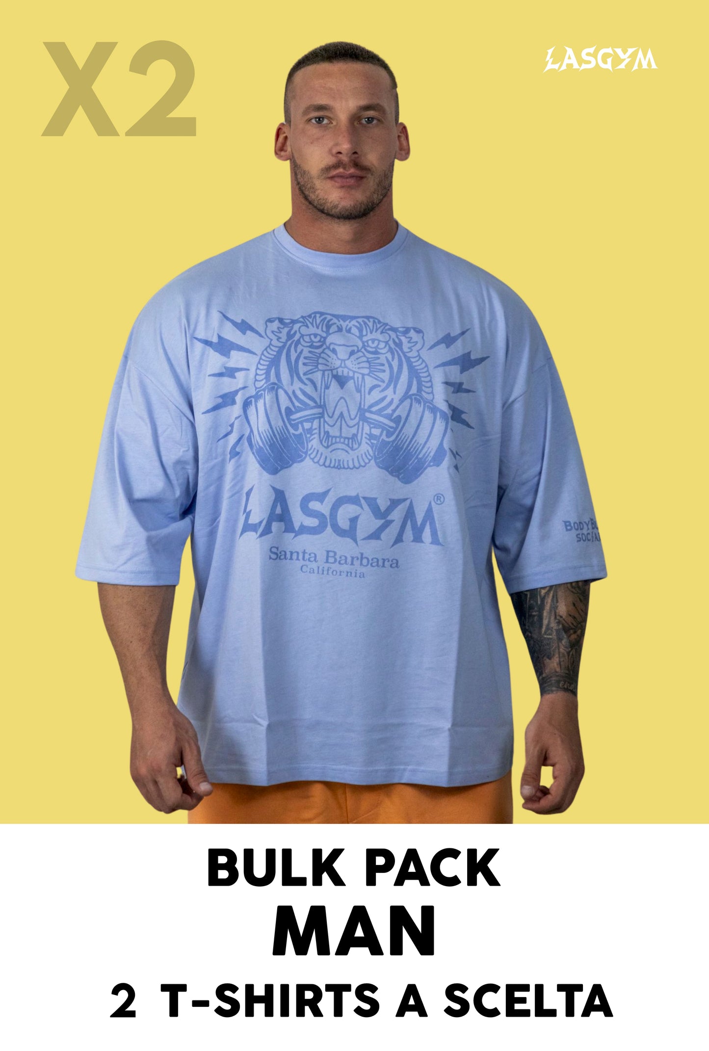 Bulk Pack 2 T-SHIRTS CHOICE FOR HIM