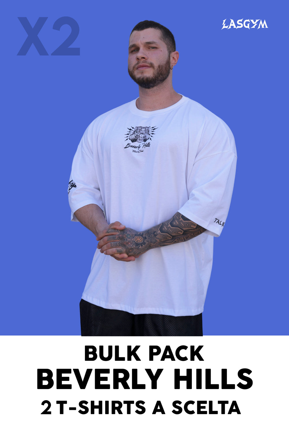 Bulk Pack 2 T-SHIRTS BEVERLY A SCELTA X LUI